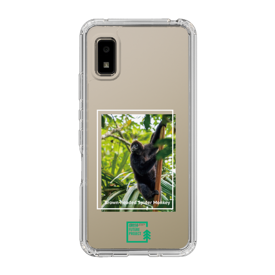 スリムプロテクションケース［ Green Future Project - Brown-headed Spider Monkey ］