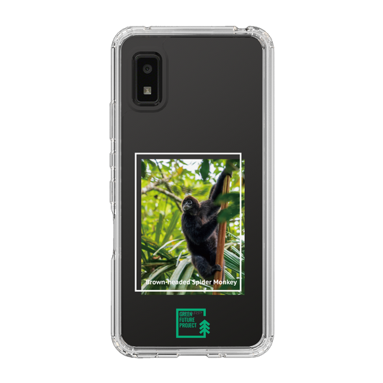 スリムプロテクションケース［ Green Future Project - Brown-headed Spider Monkey ］