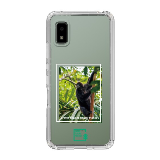 スリムプロテクションケース［ Green Future Project - Brown-headed Spider Monkey ］