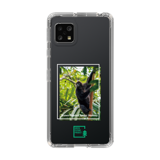 スリムプロテクションケース［ Green Future Project - Brown-headed Spider Monkey ］