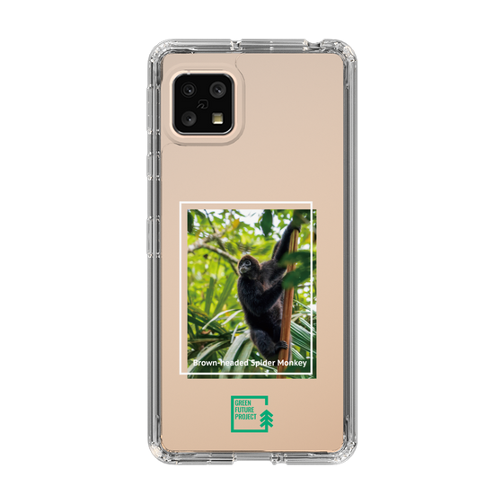 スリムプロテクションケース［ Green Future Project - Brown-headed Spider Monkey ］
