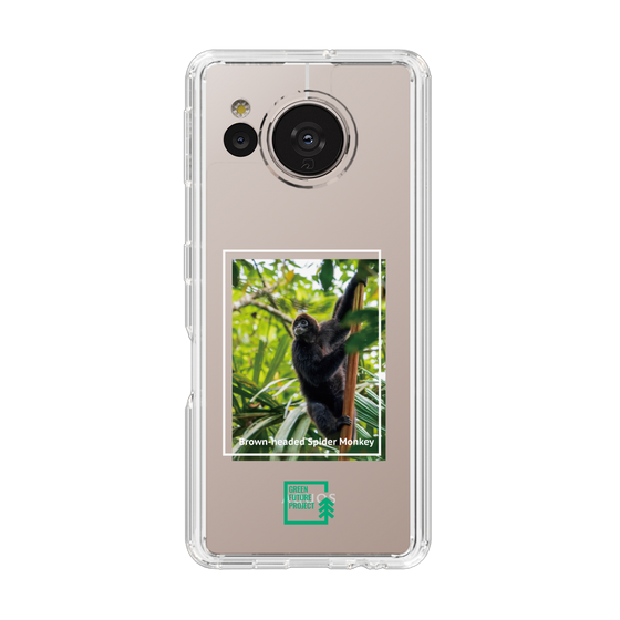 スリムプロテクションケース［ Green Future Project - Brown-headed Spider Monkey ］