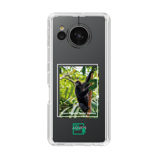 スリムプロテクションケース［ Green Future Project - Brown-headed Spider Monkey ］
