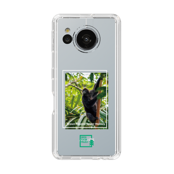 スリムプロテクションケース［ Green Future Project - Brown-headed Spider Monkey ］