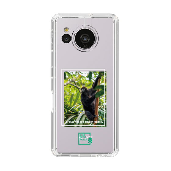 スリムプロテクションケース［ Green Future Project - Brown-headed Spider Monkey ］