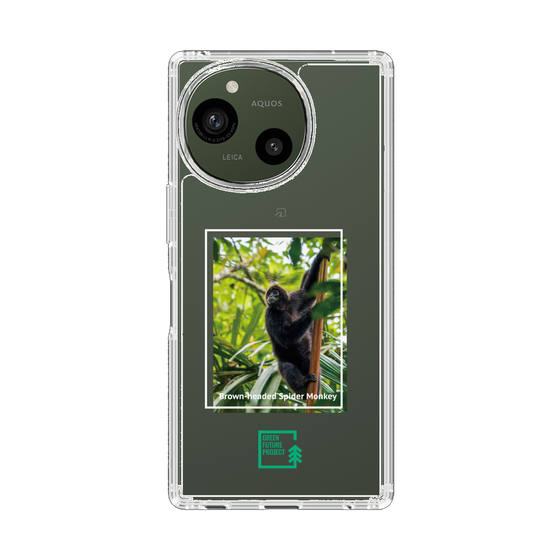 スリムプロテクションケース［ Green Future Project - Brown-headed Spider Monkey ］