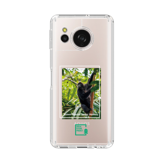 スリムプロテクションケース［ Green Future Project - Brown-headed Spider Monkey ］