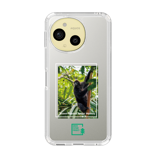 スリムプロテクションケース［ Green Future Project - Brown-headed Spider Monkey ］