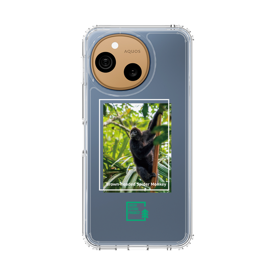 スリムプロテクションケース［ Green Future Project - Brown-headed Spider Monkey ］