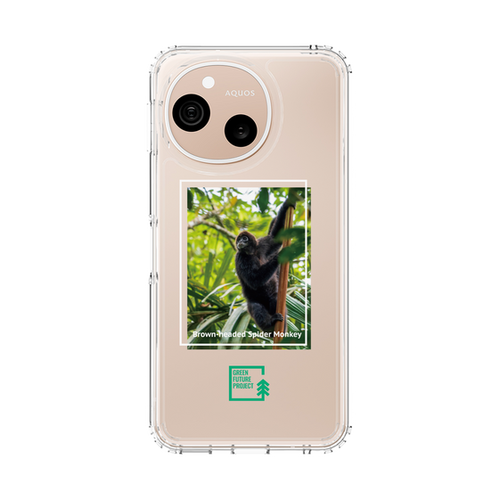 スリムプロテクションケース［ Green Future Project - Brown-headed Spider Monkey ］