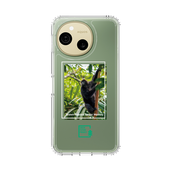 スリムプロテクションケース［ Green Future Project - Brown-headed Spider Monkey ］
