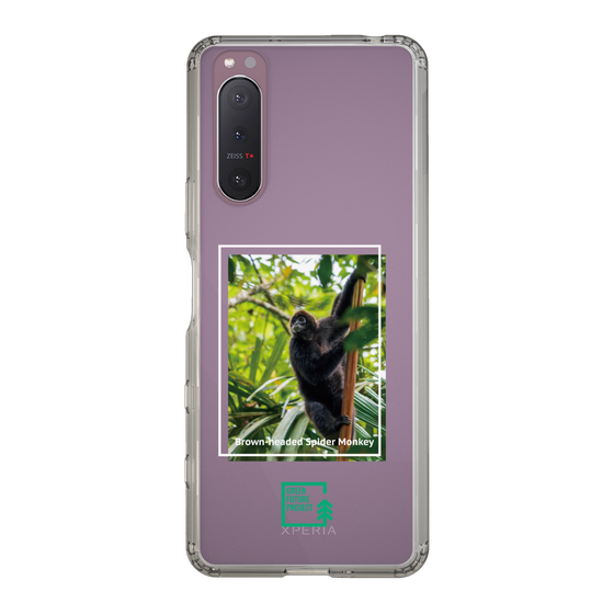 スリムプロテクションケース［ Green Future Project - Brown-headed Spider Monkey ］