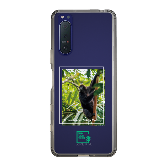 スリムプロテクションケース［ Green Future Project - Brown-headed Spider Monkey ］