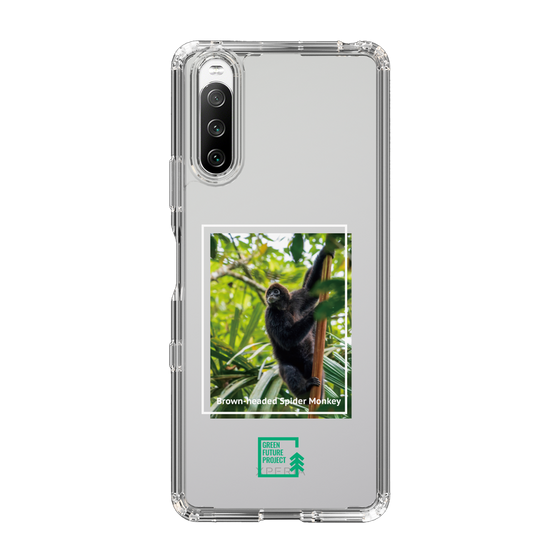 スリムプロテクションケース［ Green Future Project - Brown-headed Spider Monkey ］