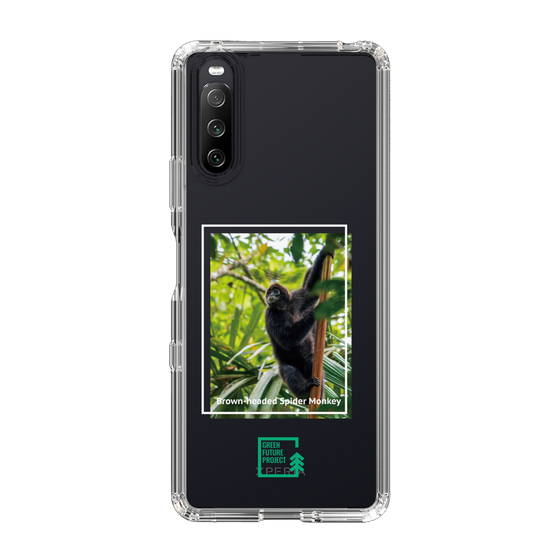 スリムプロテクションケース［ Green Future Project - Brown-headed Spider Monkey ］