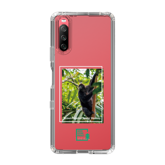 スリムプロテクションケース［ Green Future Project - Brown-headed Spider Monkey ］