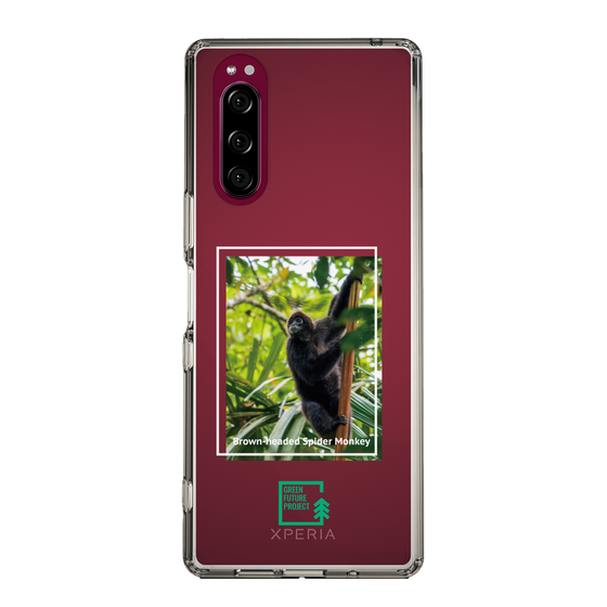 スリムプロテクションケース［ Green Future Project - Brown-headed Spider Monkey ］