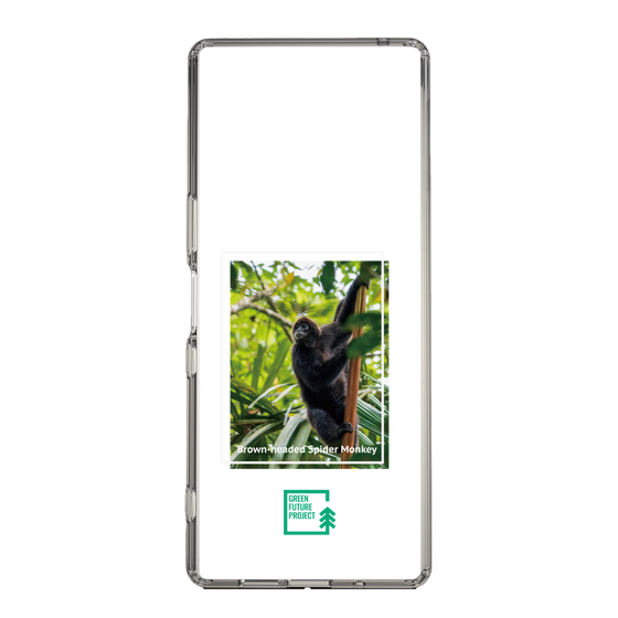 スリムプロテクションケース［ Green Future Project - Brown-headed Spider Monkey ］