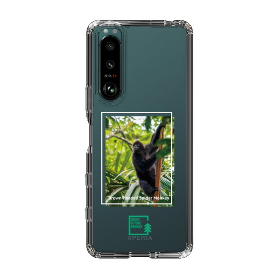 スリムプロテクションケース［ Green Future Project - Brown-headed Spider Monkey ］