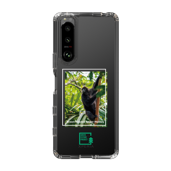 スリムプロテクションケース［ Green Future Project - Brown-headed Spider Monkey ］