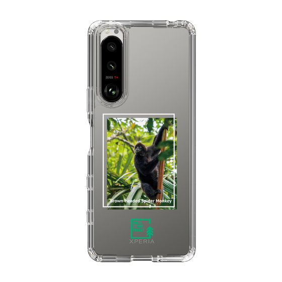 スリムプロテクションケース［ Green Future Project - Brown-headed Spider Monkey ］