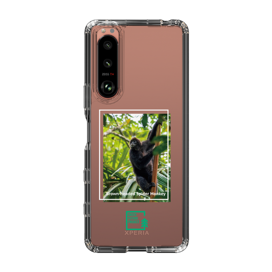 スリムプロテクションケース［ Green Future Project - Brown-headed Spider Monkey ］