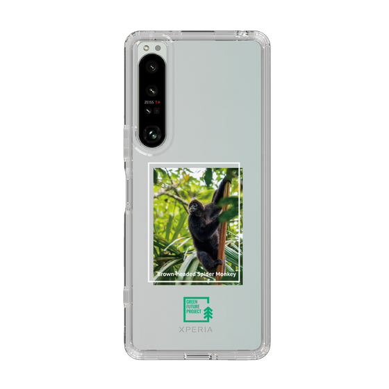 スリムプロテクションケース［ Green Future Project - Brown-headed Spider Monkey ］