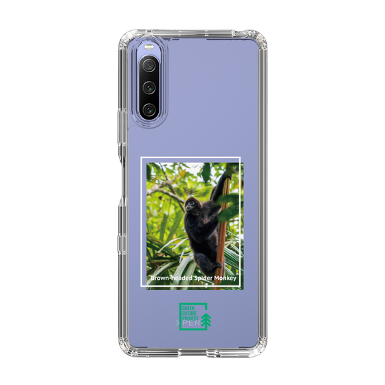 スリムプロテクションケース［ Green Future Project - Brown-headed Spider Monkey ］
