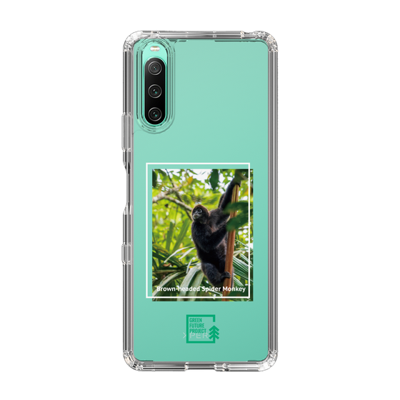 スリムプロテクションケース［ Green Future Project - Brown-headed Spider Monkey ］