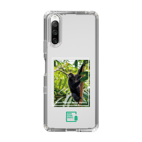 スリムプロテクションケース［ Green Future Project - Brown-headed Spider Monkey ］