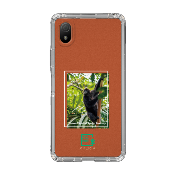 スリムプロテクションケース［ Green Future Project - Brown-headed Spider Monkey ］