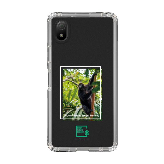 スリムプロテクションケース［ Green Future Project - Brown-headed Spider Monkey ］