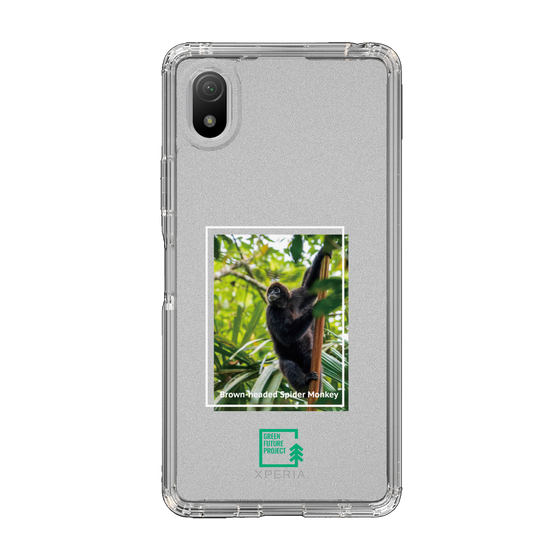 スリムプロテクションケース［ Green Future Project - Brown-headed Spider Monkey ］