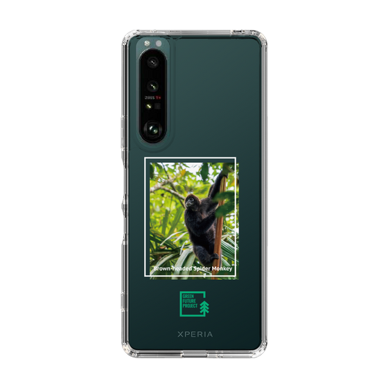 スリムプロテクションケース［ Green Future Project - Brown-headed Spider Monkey ］