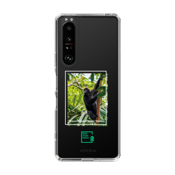 スリムプロテクションケース［ Green Future Project - Brown-headed Spider Monkey ］