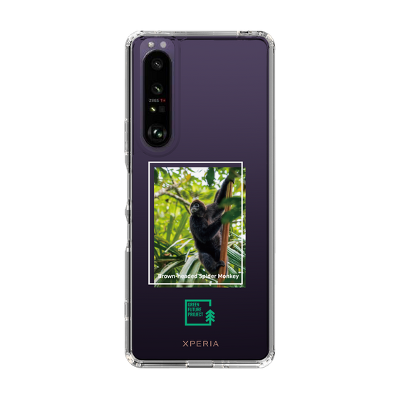 スリムプロテクションケース［ Green Future Project - Brown-headed Spider Monkey ］