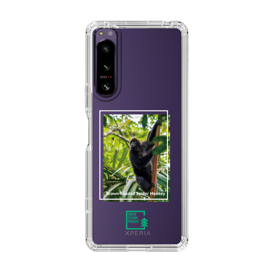 スリムプロテクションケース［ Green Future Project - Brown-headed Spider Monkey ］