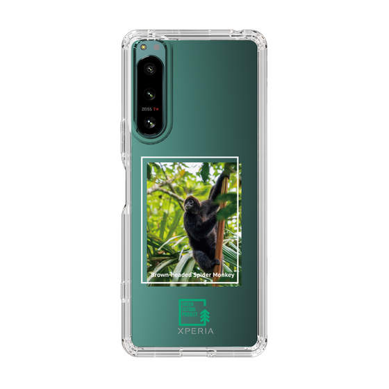 スリムプロテクションケース［ Green Future Project - Brown-headed Spider Monkey ］