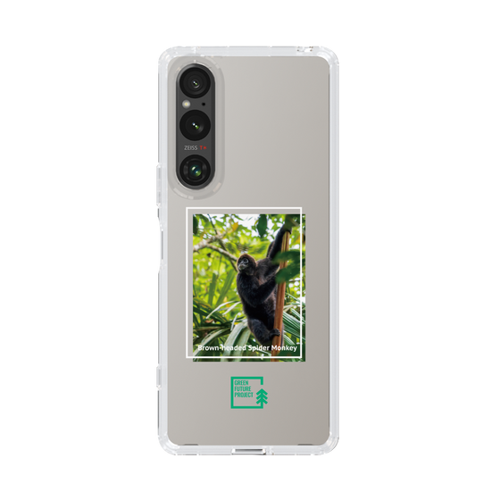 スリムプロテクションケース［ Green Future Project - Brown-headed Spider Monkey ］