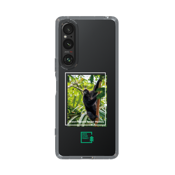 スリムプロテクションケース［ Green Future Project - Brown-headed Spider Monkey ］