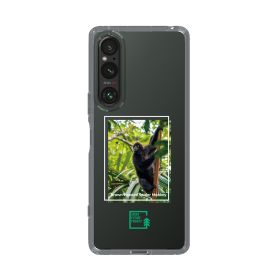 スリムプロテクションケース［ Green Future Project - Brown-headed Spider Monkey ］