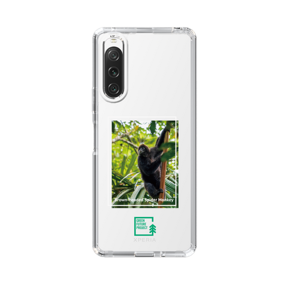 スリムプロテクションケース［ Green Future Project - Brown-headed Spider Monkey ］
