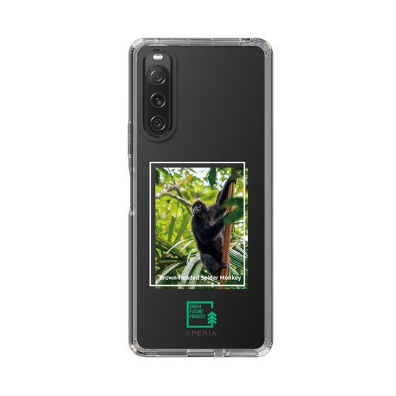 スリムプロテクションケース［ Green Future Project - Brown-headed Spider Monkey ］