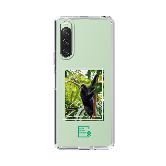 スリムプロテクションケース［ Green Future Project - Brown-headed Spider Monkey ］