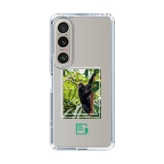 スリムプロテクションケース［ Green Future Project - Brown-headed Spider Monkey ］