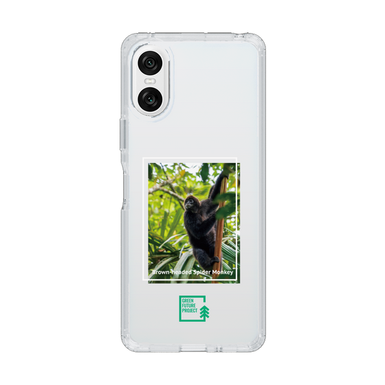 スリムプロテクションケース［ Green Future Project - Brown-headed Spider Monkey ］