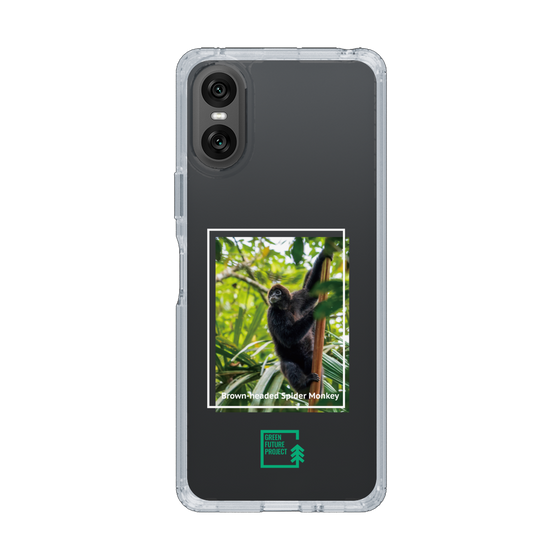 スリムプロテクションケース［ Green Future Project - Brown-headed Spider Monkey ］