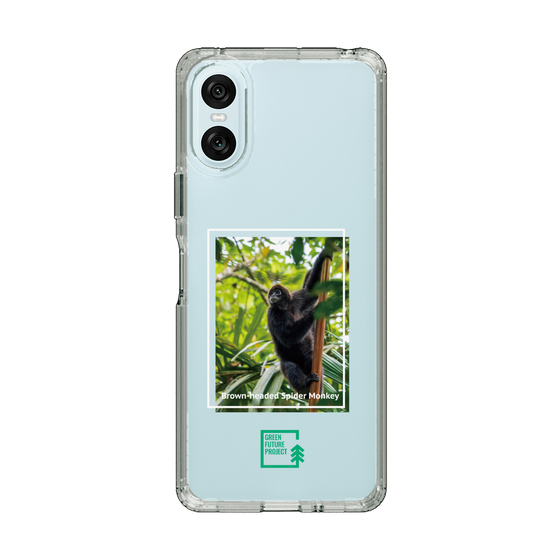 スリムプロテクションケース［ Green Future Project - Brown-headed Spider Monkey ］