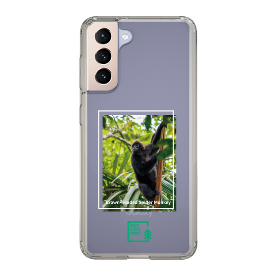 スリムプロテクションケース［ Green Future Project - Brown-headed Spider Monkey ］
