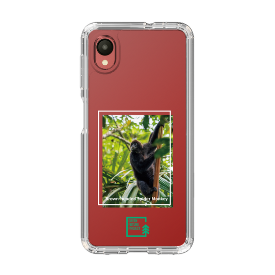 スリムプロテクションケース［ Green Future Project - Brown-headed Spider Monkey ］